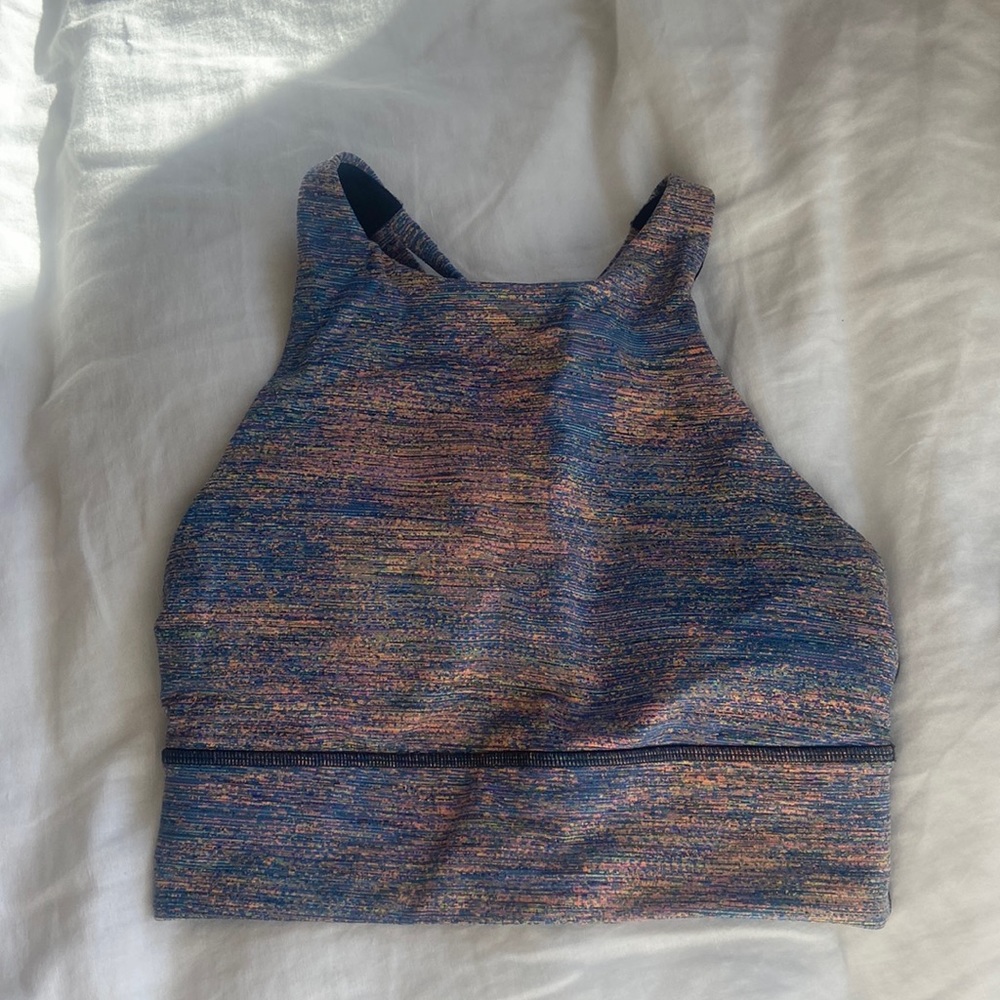 Lululemon Energy High-Neck Longline Tough Bra 
Medium Support